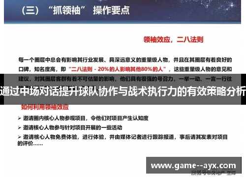 通过中场对话提升球队协作与战术执行力的有效策略分析