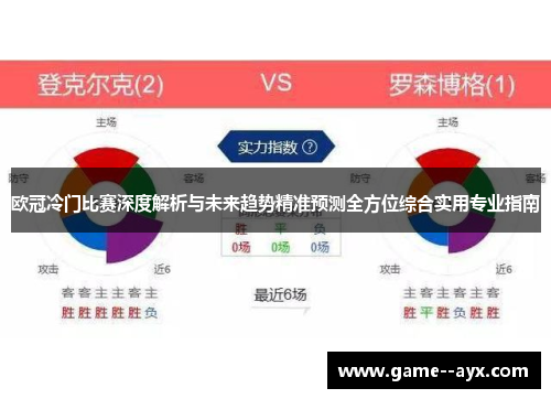欧冠冷门比赛深度解析与未来趋势精准预测全方位综合实用专业指南