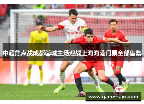 中超焦点战成都蓉城主场迎战上海海港门票全部售罄